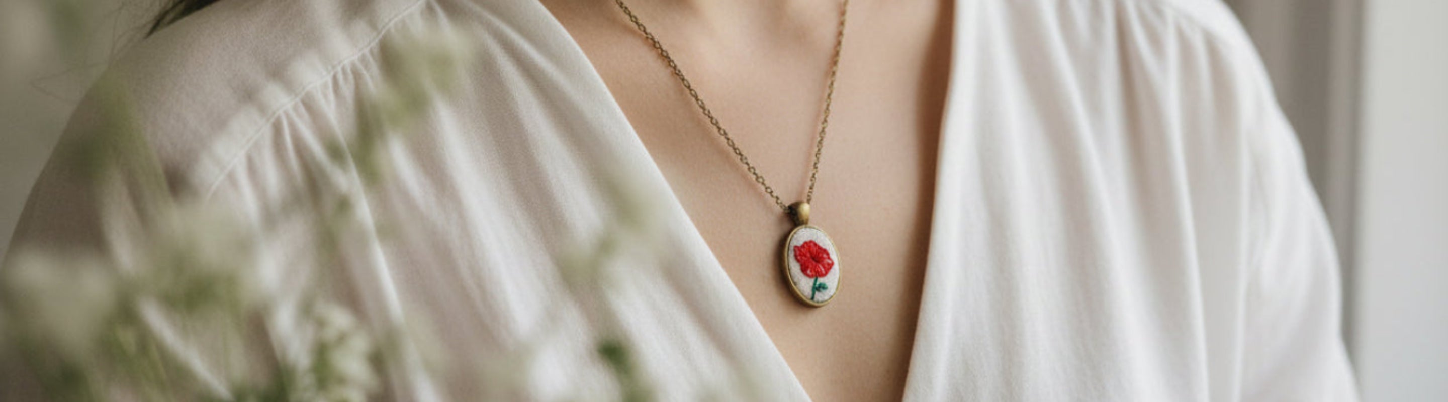 Birth Flower Pendants