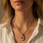 November Chrysanthemum Pendant