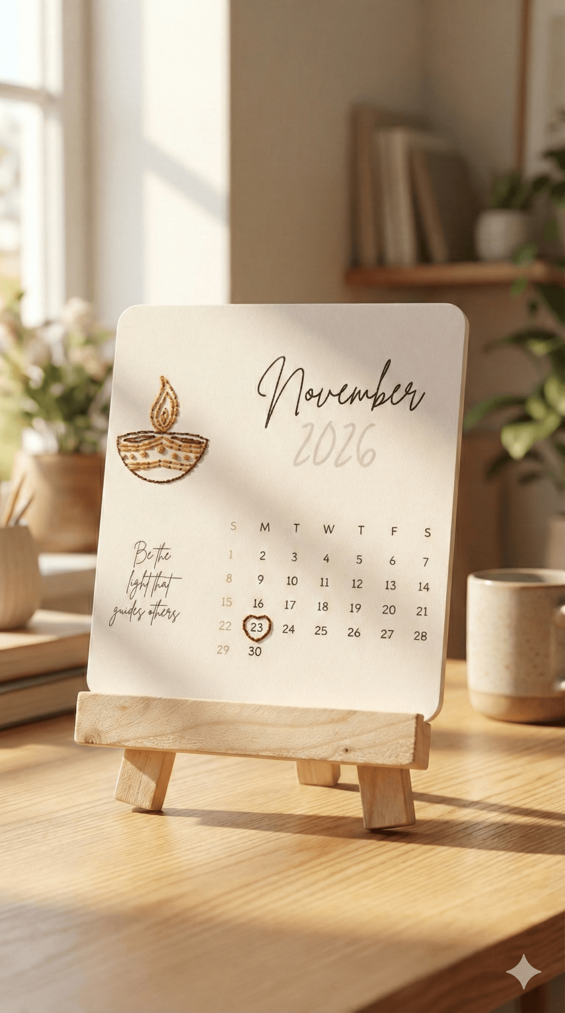 2026 Desk Calendar - Embroideary