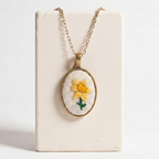 March Daffodil Pendant