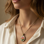 July Water Lily Pendant