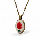 August Poppy Pendant