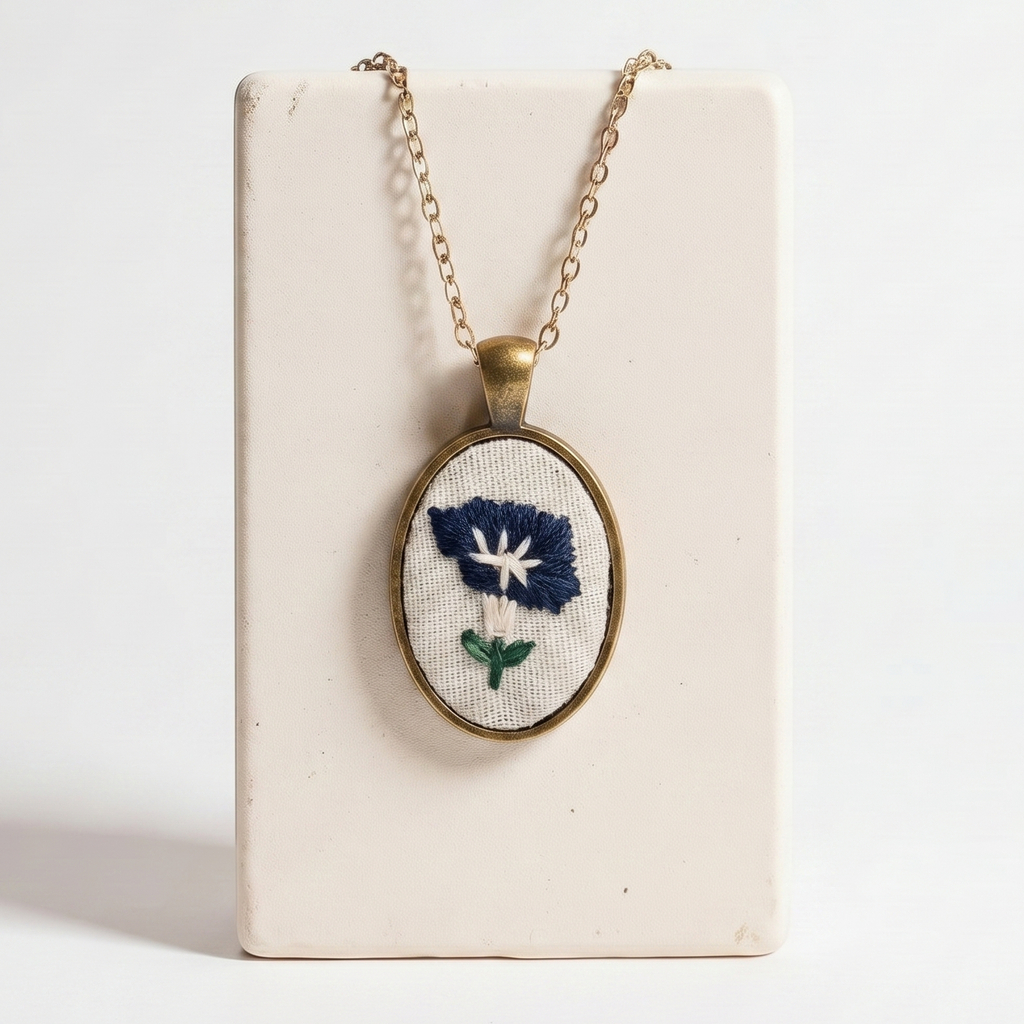September Morning Glory Pendant