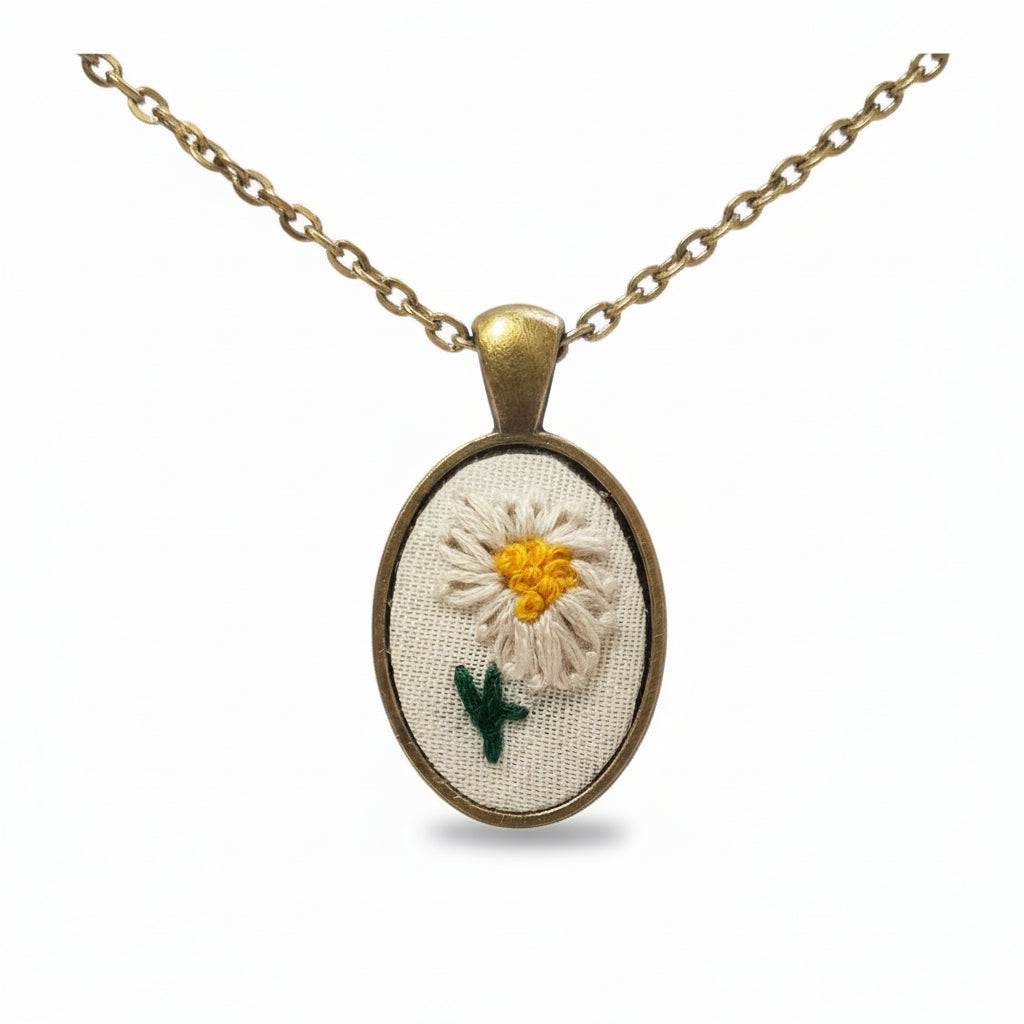 April Daisy Pendant