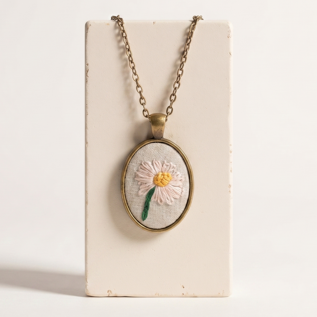 April Daisy Pendant