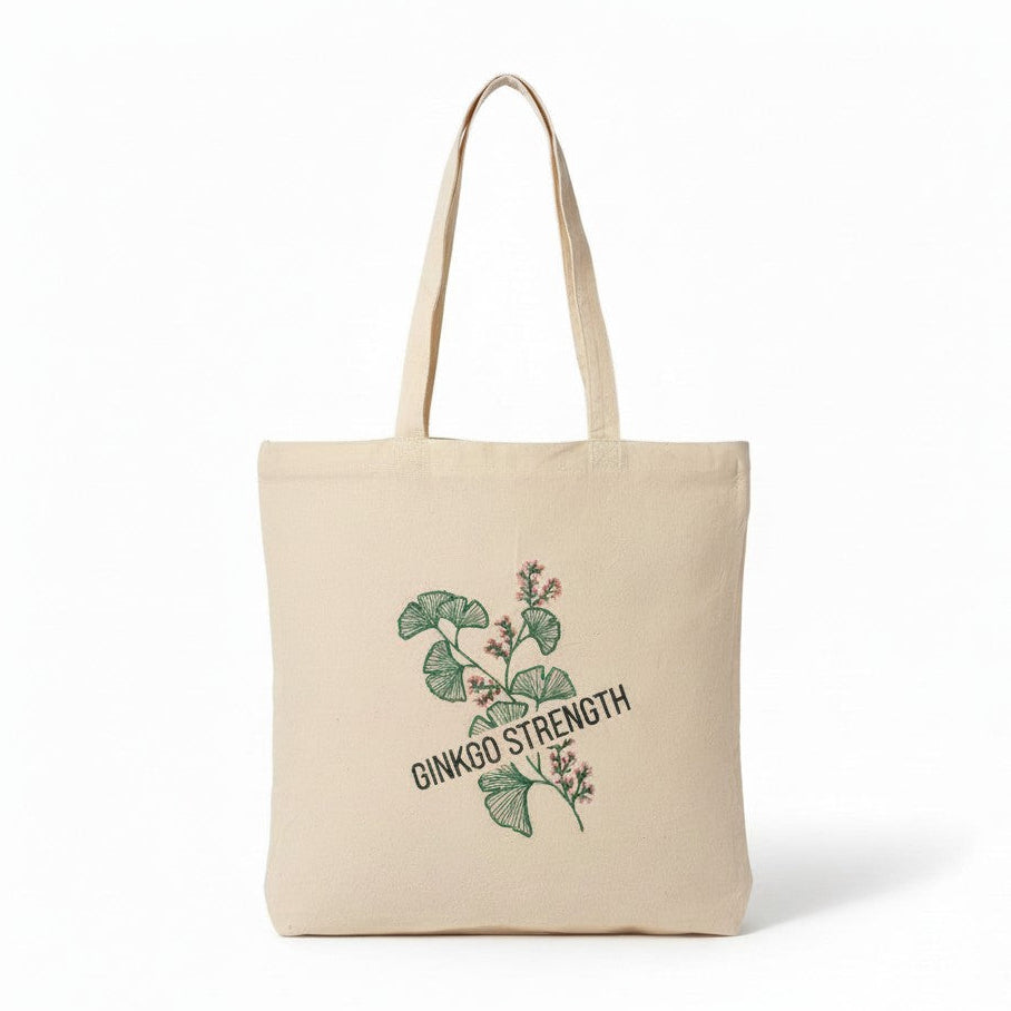 Gingko Strength Tote Bag