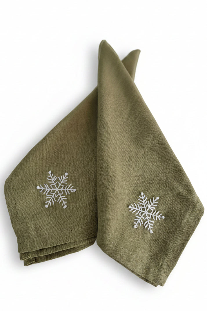 Snowflakes - Table Napkins