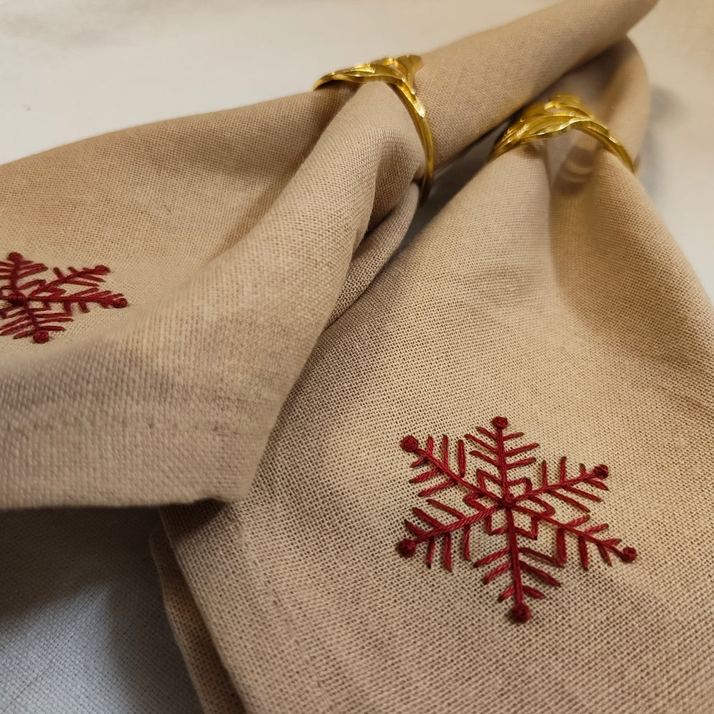 Snowflakes - Table Napkins