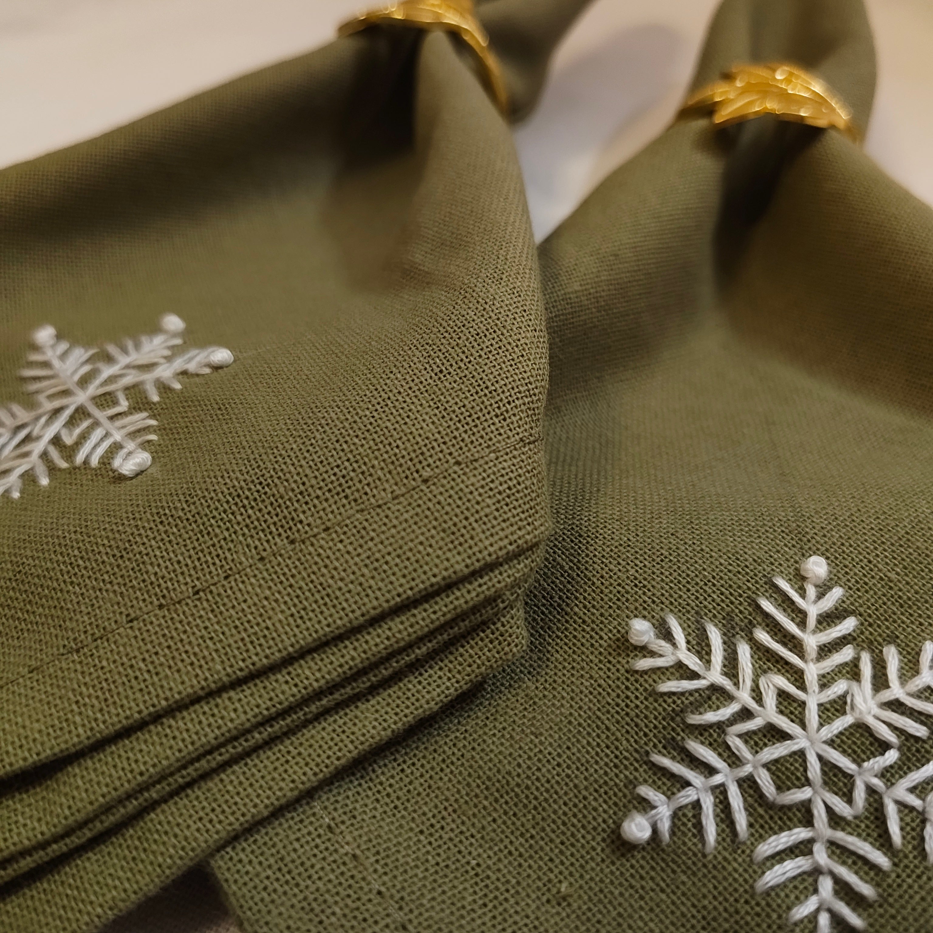 Snowflakes - Table Napkins