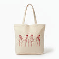 Korean Hearts Tote Bag
