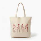 Korean Hearts Tote Bag
