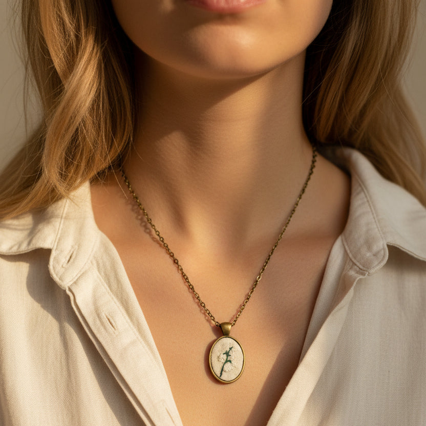 May Lily of the Valley Pendant