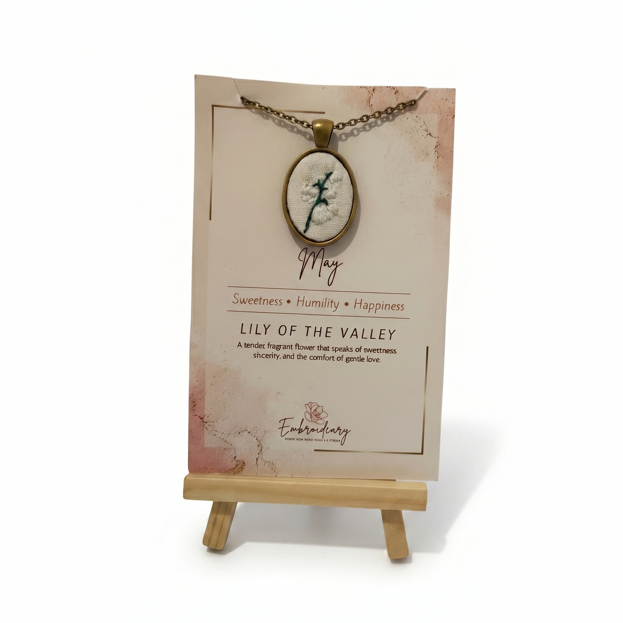 May Lily of the Valley Pendant