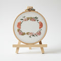 Pastel Flower Wreath Photo Hoop