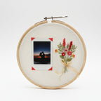 Red Bouquet Photo Hoop