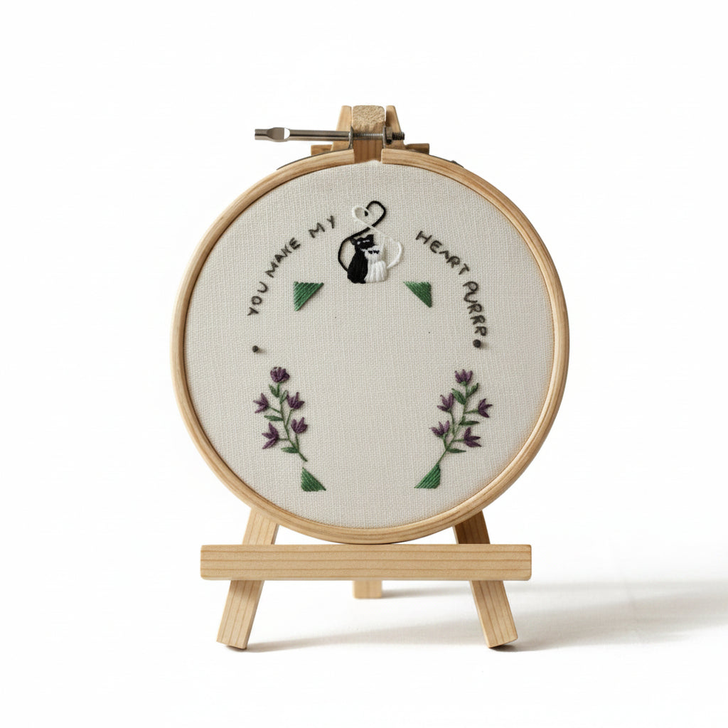 You Make My Heart Purrr Photo Hoop