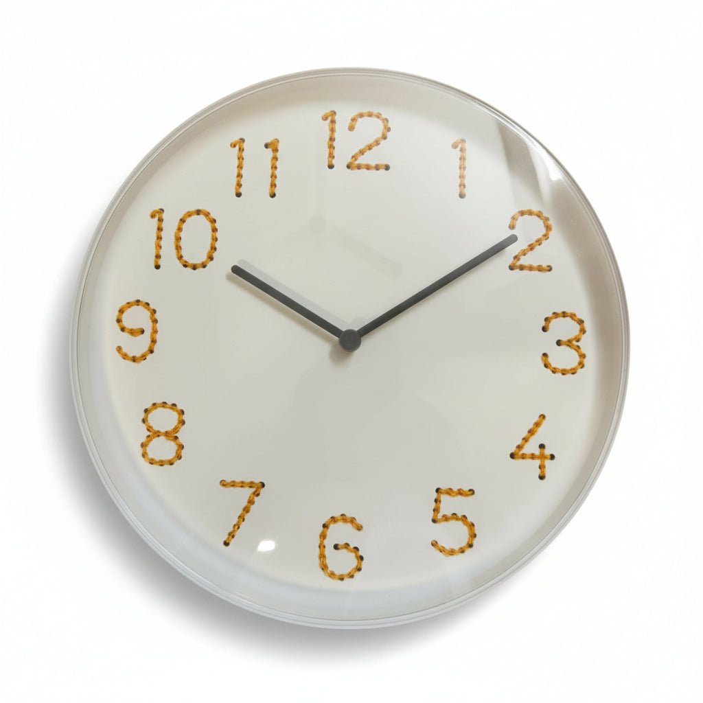 Wall Clock - Embroideary